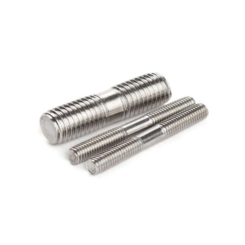 customized Aluminum Fasteners Double headed Studs and Rods with different head double end bolts and screw
