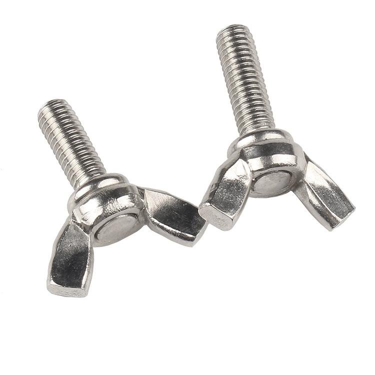 M6/M8/M10 DIN316 Butterfly Bolt Wing Bolt Set Wing Nuts Claw Screw Thumbscrew Stainless steel