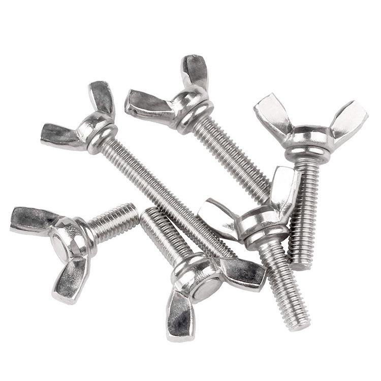 M6/M8/M10 DIN316 Butterfly Bolt Wing Bolt Set Wing Nuts Claw Screw Thumbscrew Stainless steel