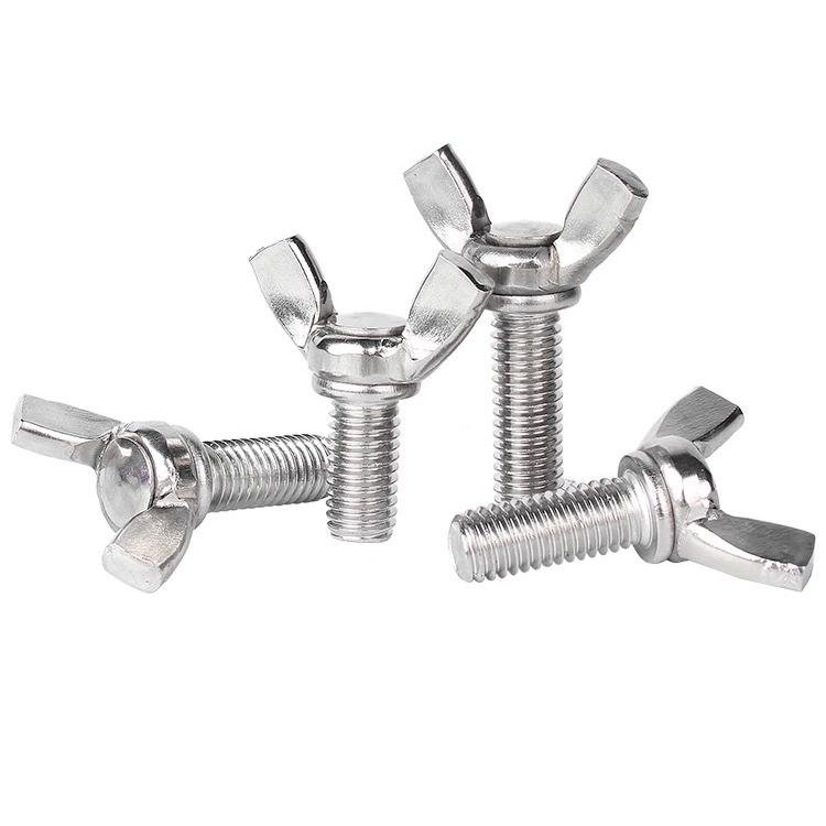 M6/M8/M10 DIN316 Butterfly Bolt Wing Bolt Set Wing Nuts Claw Screw Thumbscrew Stainless steel