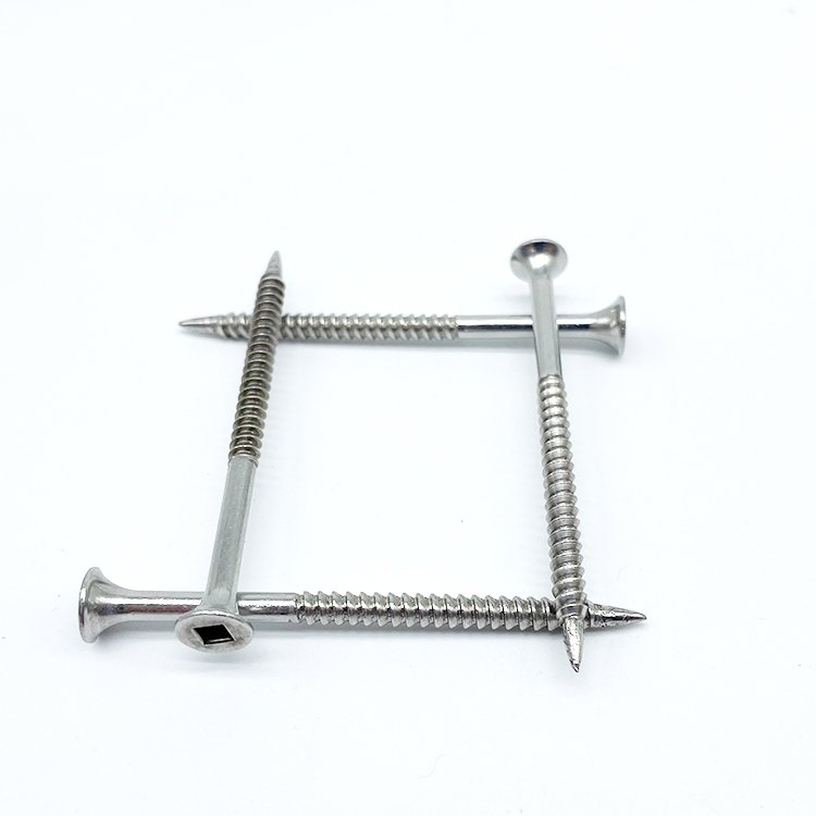 Robertson Screw Stainless Steel Flat Bugle Head Square Socket Drive Deck Screws for Wholesale