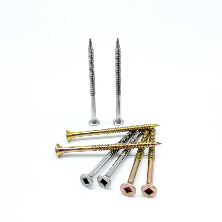 Robertson Screw Stainless Steel Flat Bugle Head Square Socket Drive Deck Screws for Wholesale