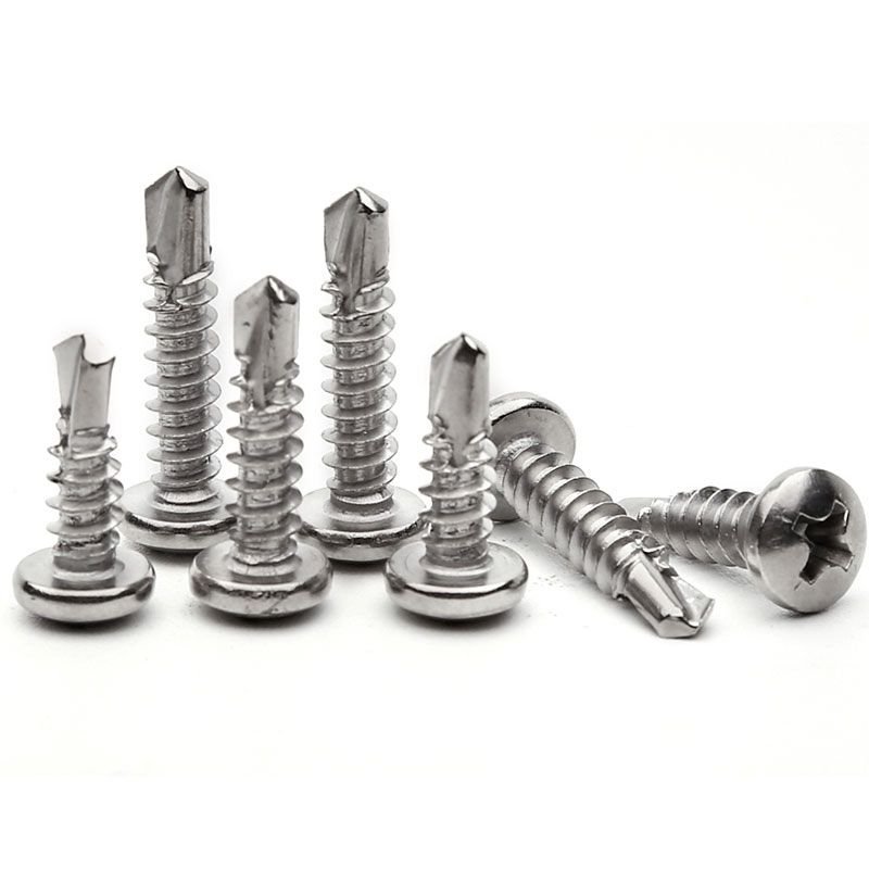 304 316 410 Stainless Steel DIN7504N Phillips Drive Pan Head Self Tapping Drilling screws for metal