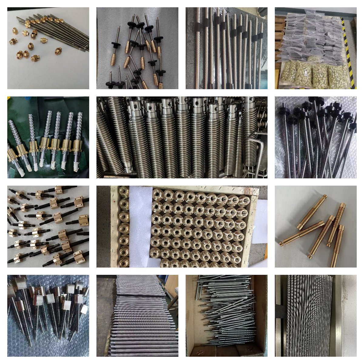 CNC parts Stainless steel carbon steel 5/8 diameter leadscrew 5/8-8 5/8-5 5/8-11 Acme Threaded Rod nut and lead screw