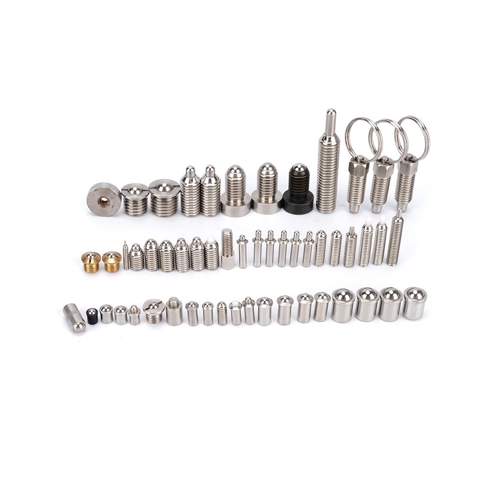 Factory Supply Stocked Stainless Steel Pin Spring Loaded Plunger Spring Loaded Plunger Spring Ball Plunger