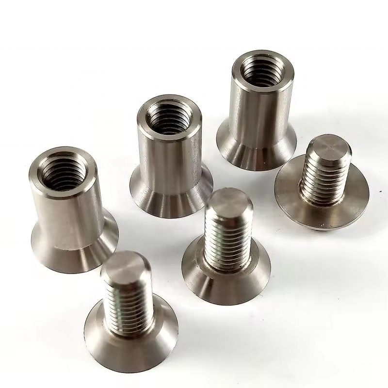 Custom Stainless Steel Double Lock Bolts Screws Flat Head Allen For Furniture Metric Measurement System