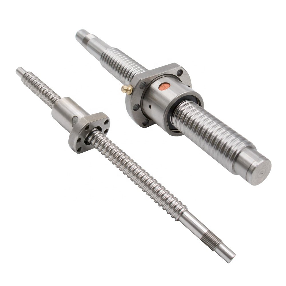 HLTNC High Precision Left Hand Thread CNC Ball Screw SFU 2005 With Flange Single Ball Nut For CNC linear guide module ball screw