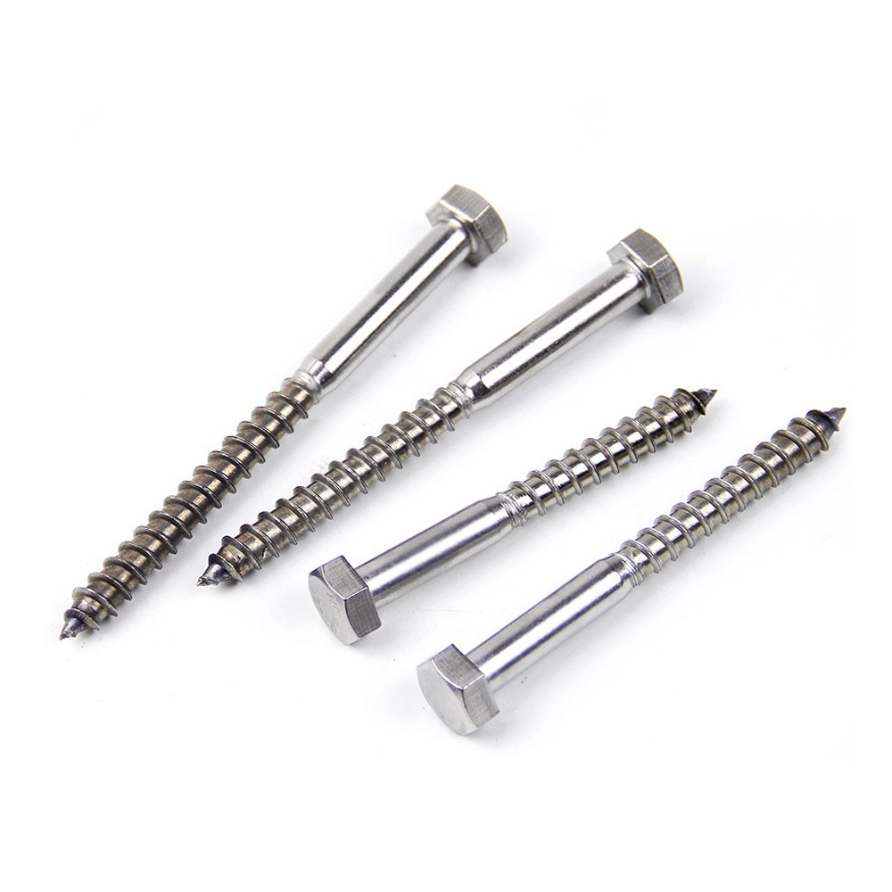 Factory Sell Stainless Steel 304 316 Hex Head Wood Screw/Flat Head Screws
