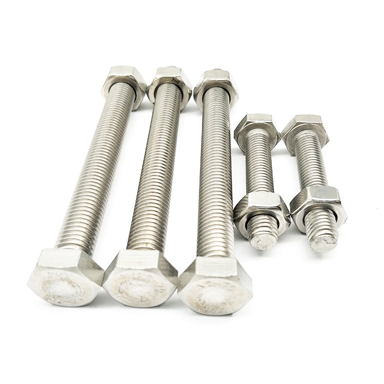 Factory price stainless steel astm 304 316 316L 410 hex bolt and nut