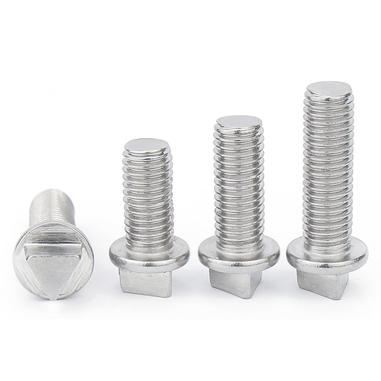 304 Stainless Steel Outside Triangle Flange Head Anti Theft Security Screws