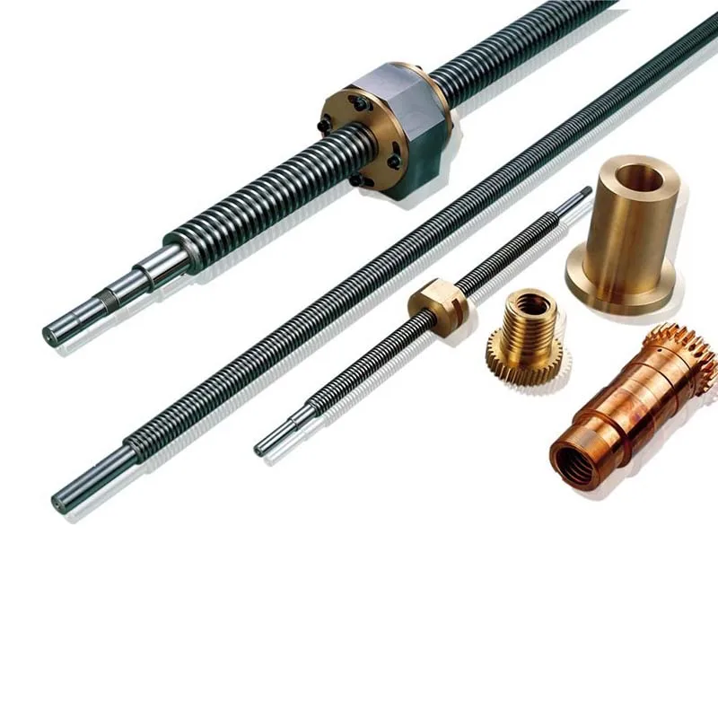 Customise T8 8mm bidirectional Trapezoidal Lead Screw left right hand thread twin threaded Brass nut for CNC