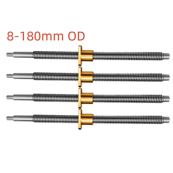 Customise T8 8mm bidirectional Trapezoidal Lead Screw left right hand thread twin threaded Brass nut for CNC