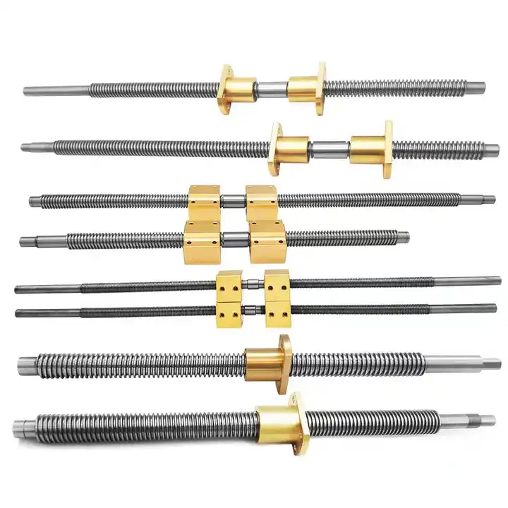 Customise T8 8mm bidirectional Trapezoidal Lead Screw left right hand thread twin threaded Brass nut for CNC