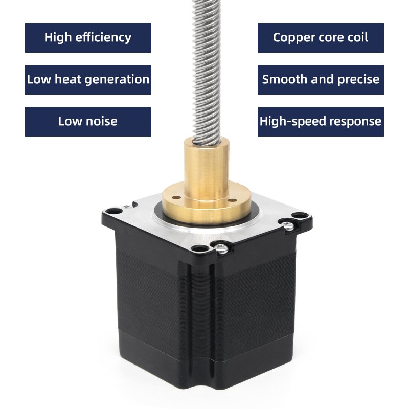 UMOT Low Price 28mm Nema11 Lead Screw Stepper Motor Leadscrew Hybrid Linear Non-Captive Linear Actuators Stepper Mid Drive Motor