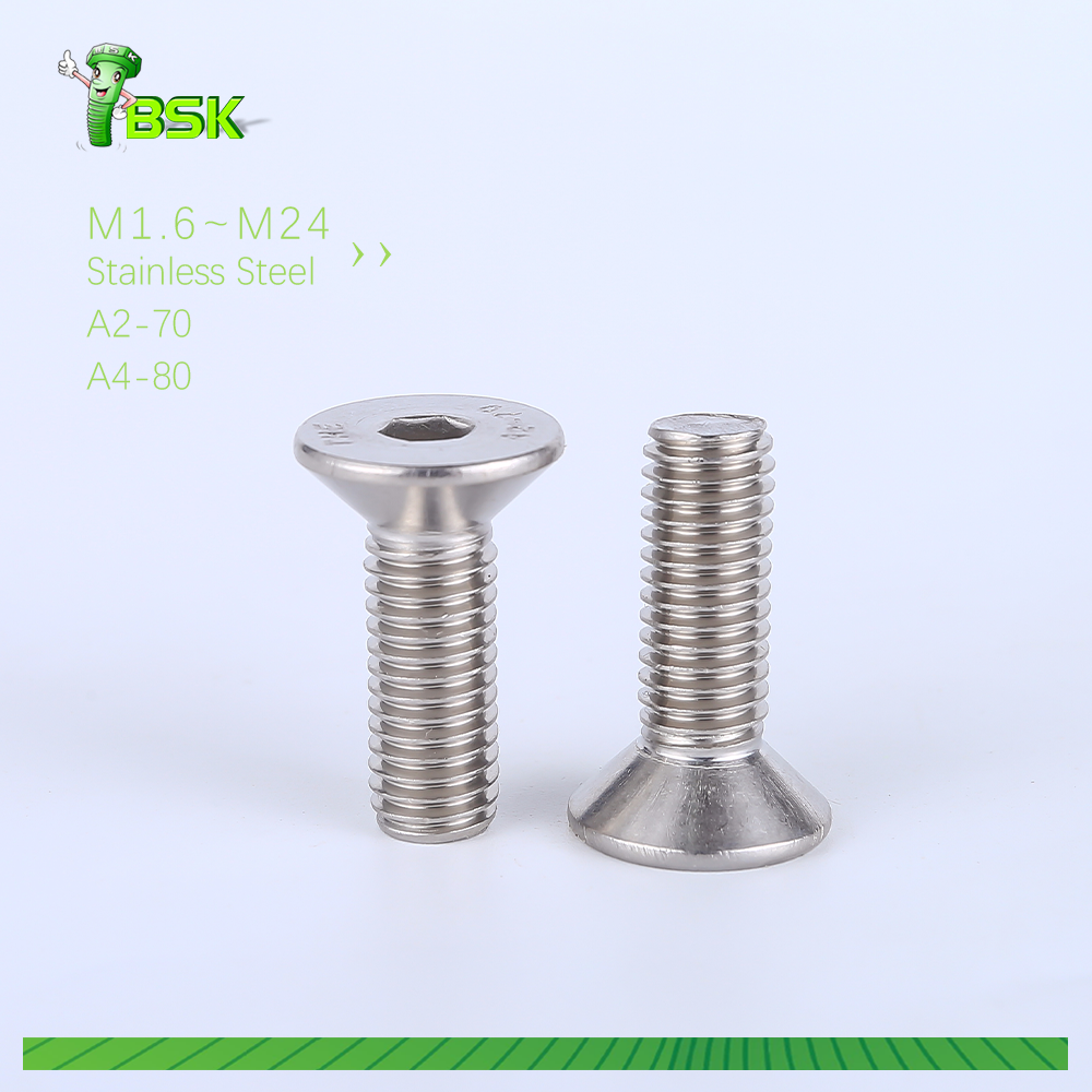 THE Din 7991 M10 316 A4-70 Hexagon Socket Countersunk Head Cap Screws