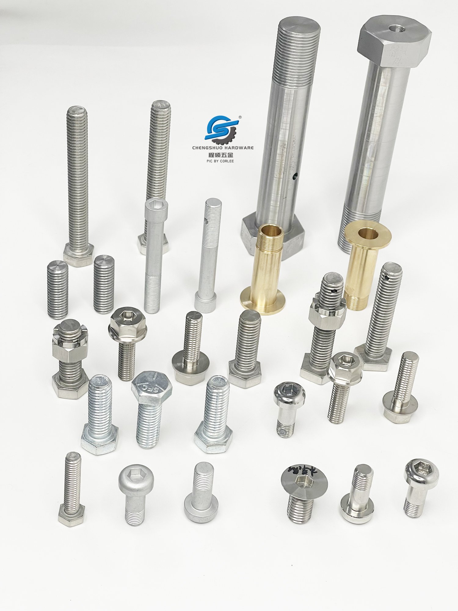 Customized Eagle Eye Nut Screw Rocket Head Flat Head Hexagonal CNC Machining Part Metal Machined Factory Chengshuo Hardware