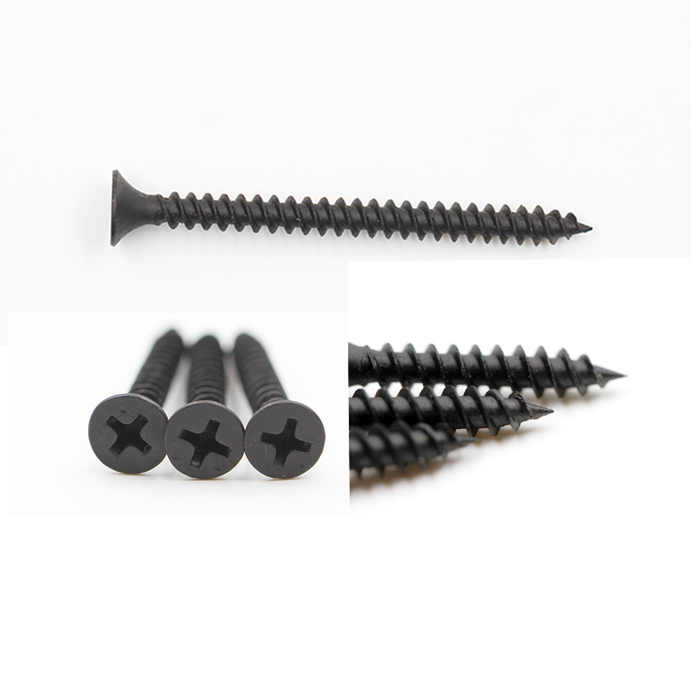 Phillips Bulge Head Drywall Screw For Wood Manufacturer Phosphating Metric Black Drywall Screw With Lowest Price