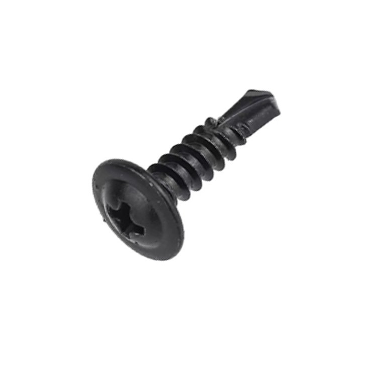 410 Stainless Steel Self Drilling Screws #8#10 Black Oxide Sheet Metal Screws Manufacturer OEM Wood Screw For Furniture