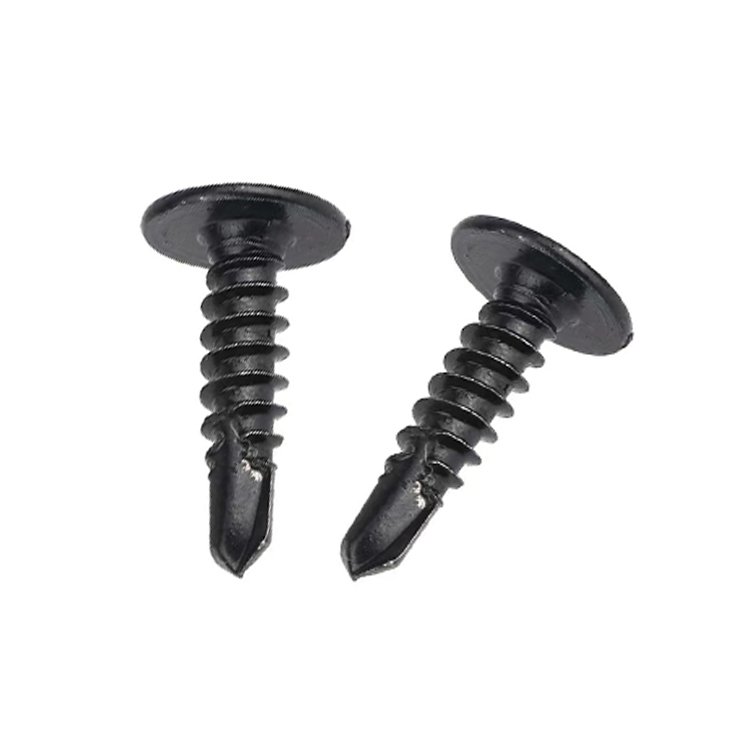 410 Stainless Steel Self Drilling Screws #8#10 Black Oxide Sheet Metal Screws Manufacturer OEM Wood Screw For Furniture