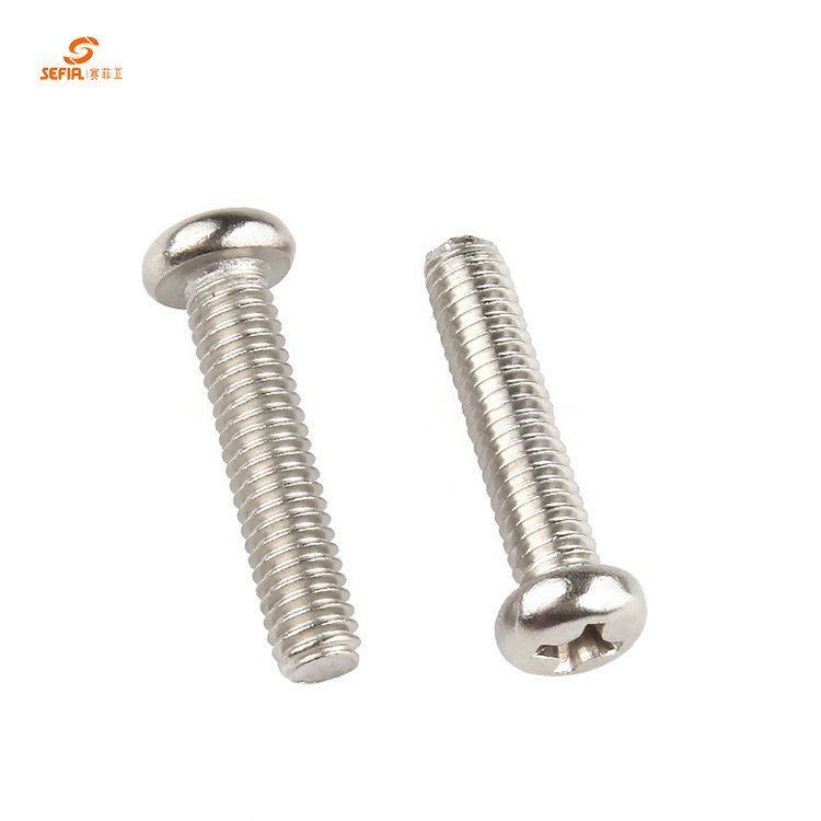 Hot Selling 304 201 Stainless Steel Pan Head Self-Tapping Screws Machine Screw