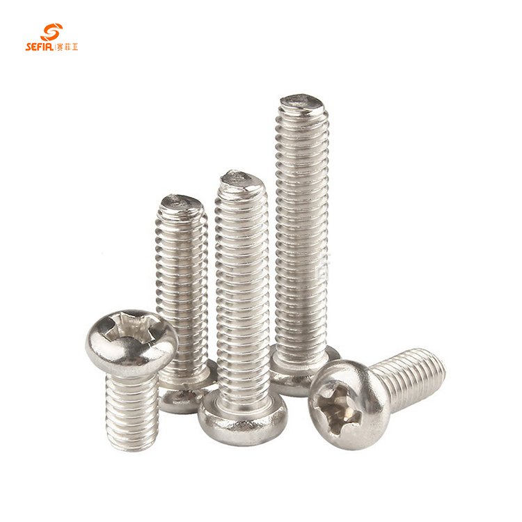 Hot Selling 304 201 Stainless Steel Pan Head Self-Tapping Screws Machine Screw