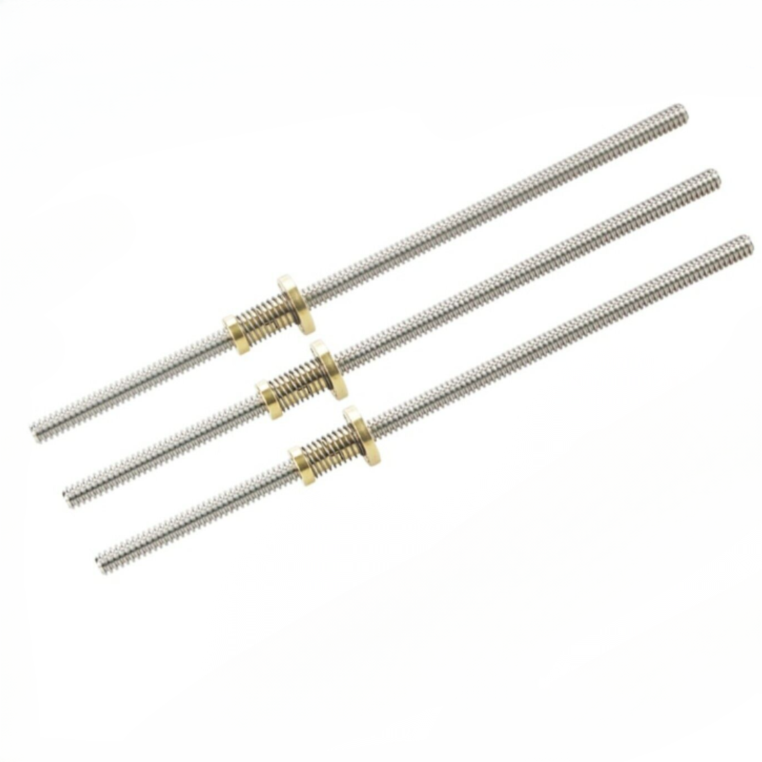 T6 brass POM anti-backlash nut diameter 6mm leadscrew T6x1 T6x1.5 T6x2 T6x3 T6x4 T6x5 T6x6 precision miniature lead screw