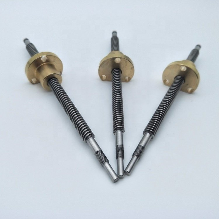 Lathe accessories screw worm and wormwheel