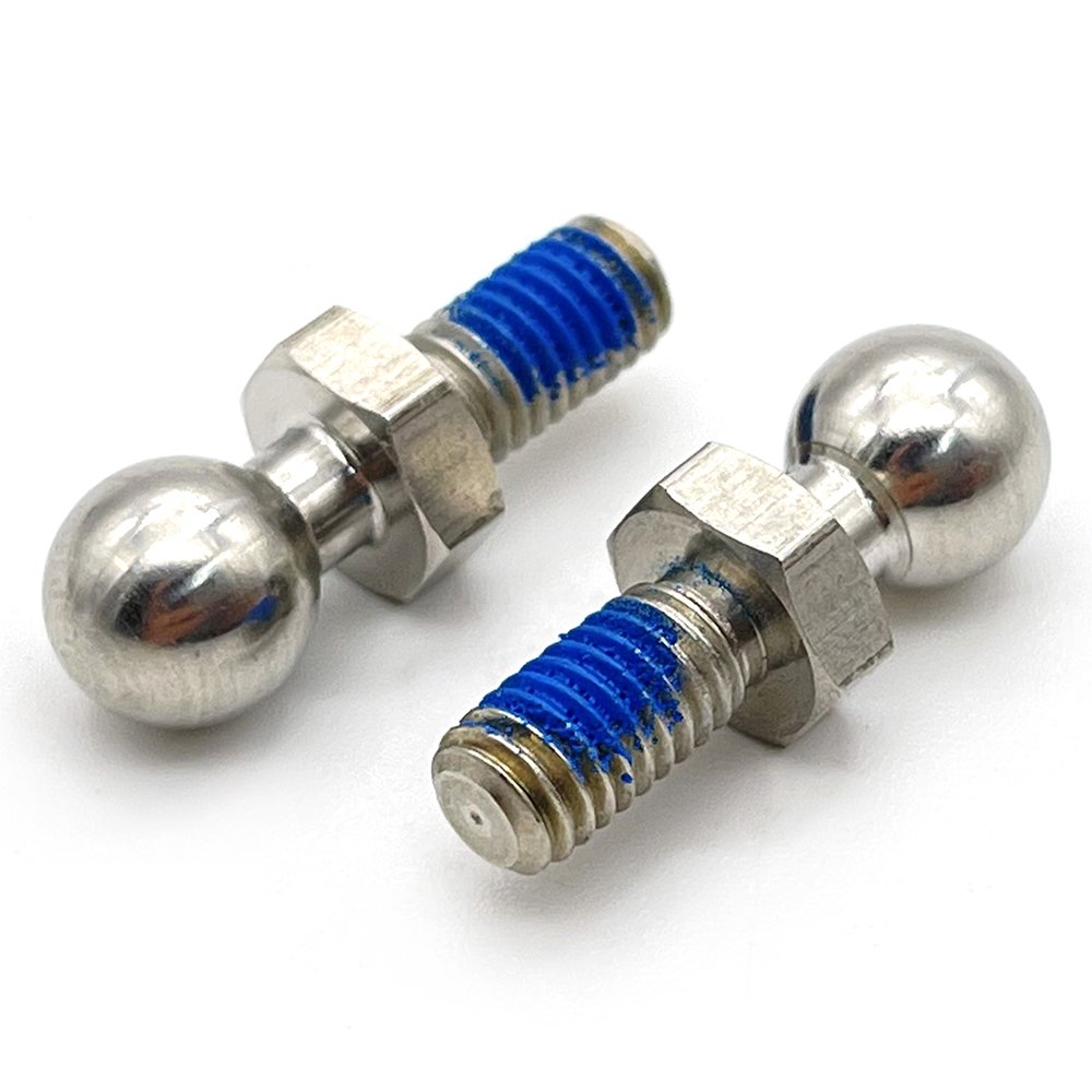 Wholesale customized universal brass carbon steel stainless steel 360 rotary ball head screw 1/4 screw m2-m26 ball head screw