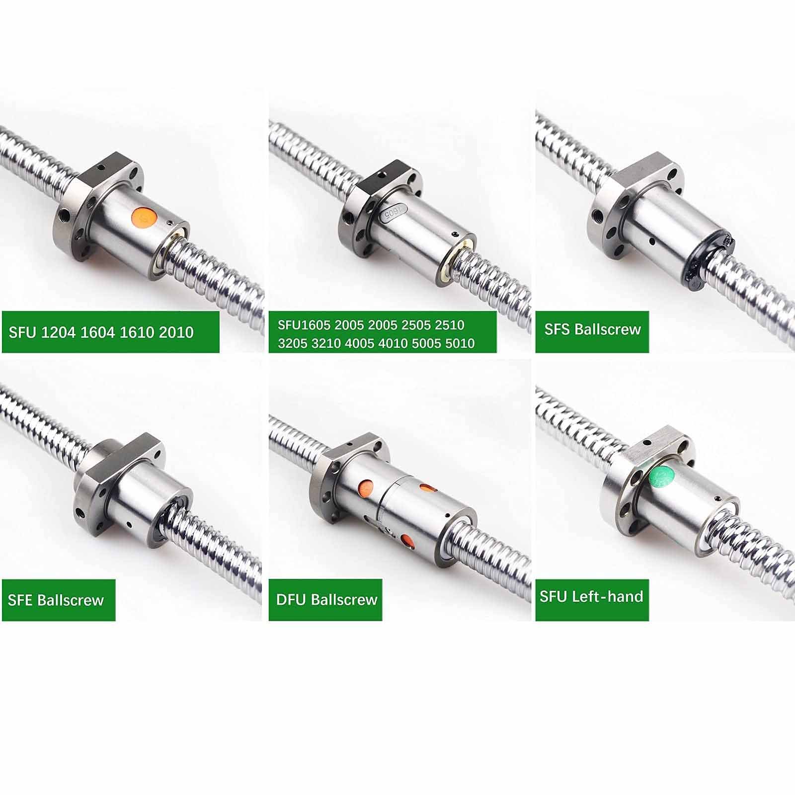 Cnc Machining Parts SFI2505 Ball Screw Rod Made Of Carbon Steel