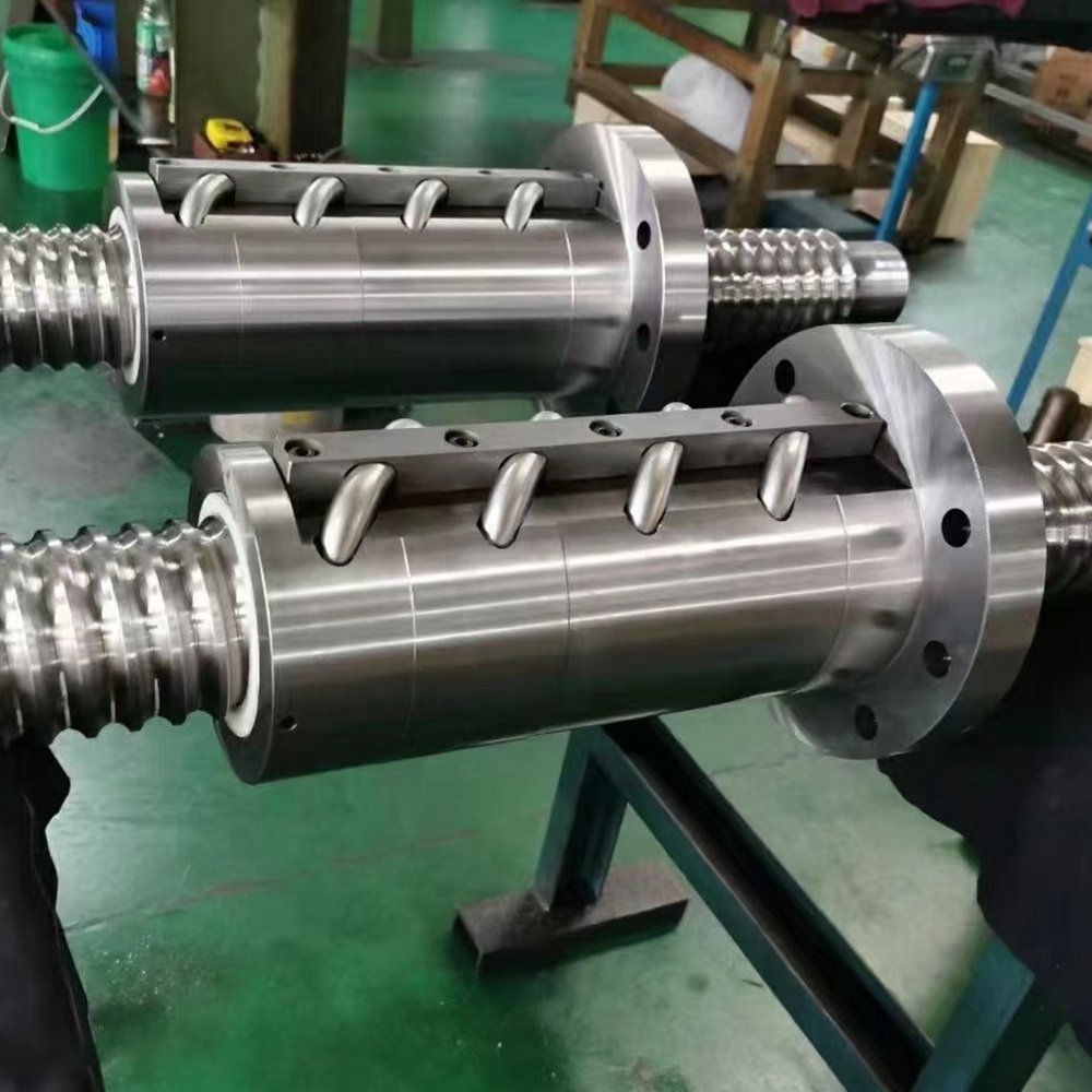  Factory Price Germany Quality Custom C3 C5 High Precision Double Ballscrew Nut 3016 Ground Heavy Load Ball Screw