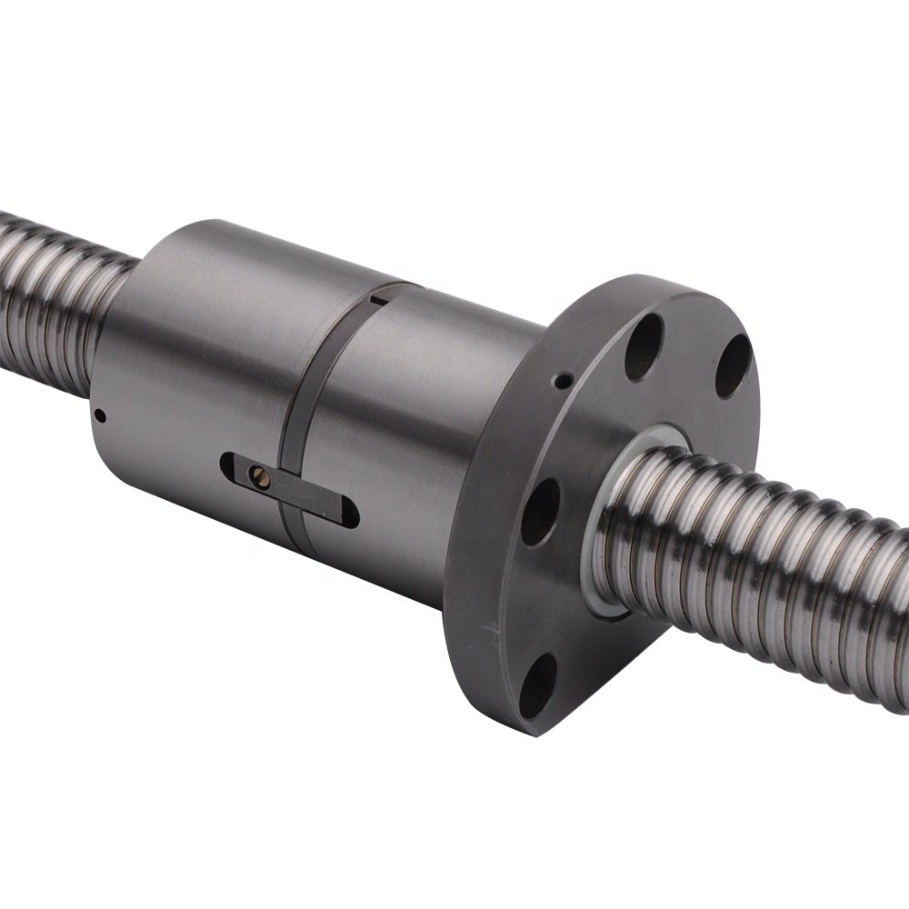 Factory Price Germany Quality Custom C3 C5 High Precision Double Ballscrew Nut 3016 Ground Heavy Load Ball Screw