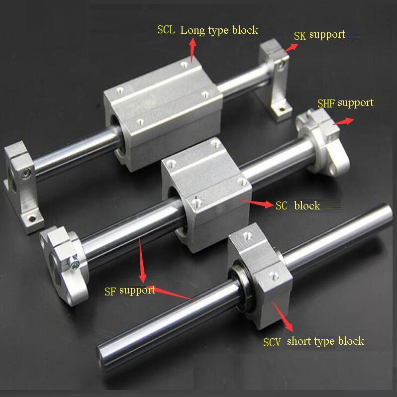 Stable performance threaded rod nema17 acme leadscrew 280mm 8*8mm acme leadscrew for printing machines