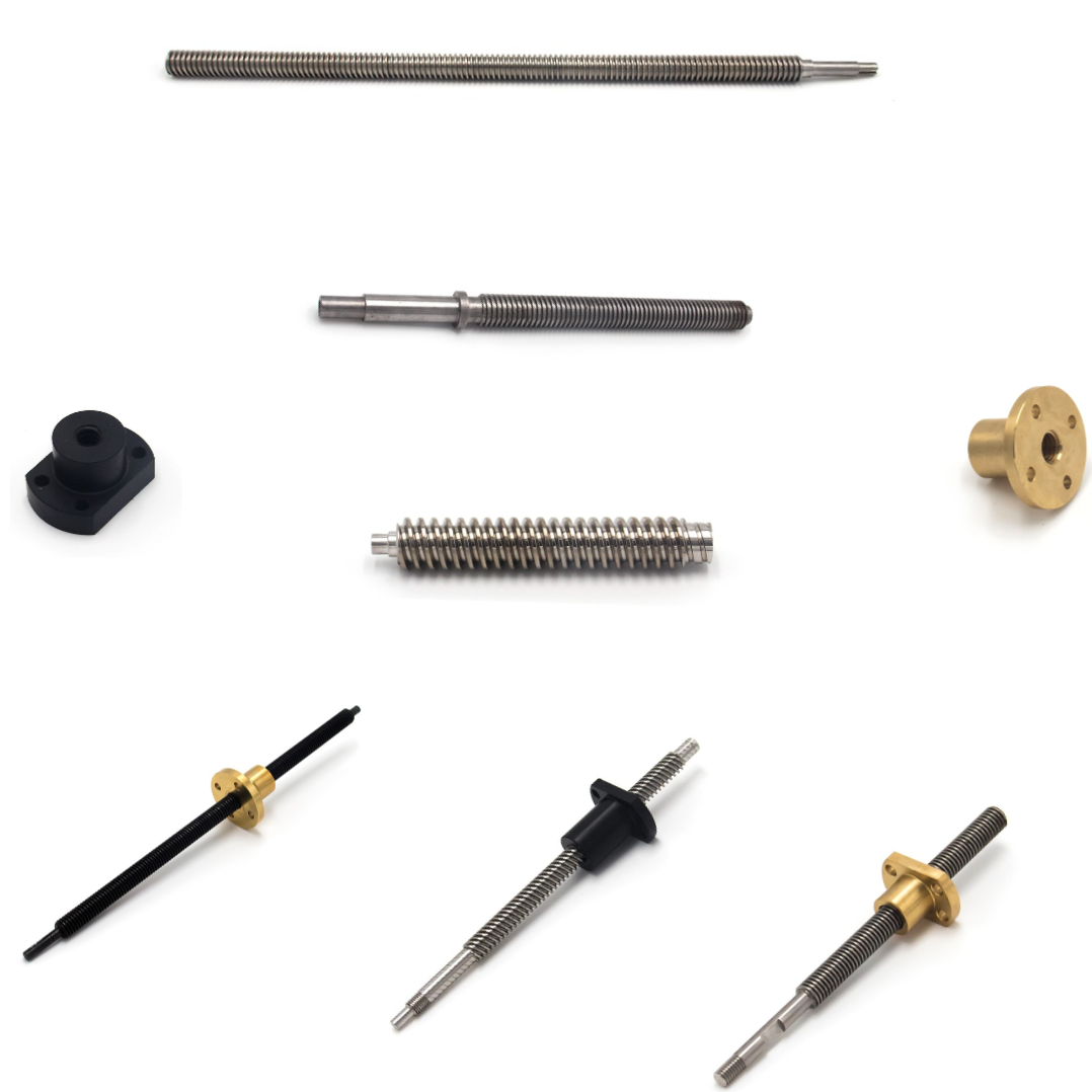 ACME LeadScrew 7/32 diameter 7/32-22 7/32-21 custom shaft end machining Acme Threaded high precision CNC lead screw