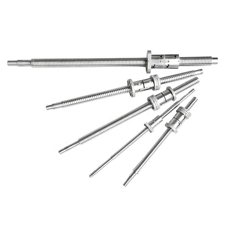 Wholesale Precision CNC Machinery SFU DFU 5mm, 6mm, 10mm, 20mm, 25mm, 32mm, 40mm Diameter 5mm Pitch Ball Screw