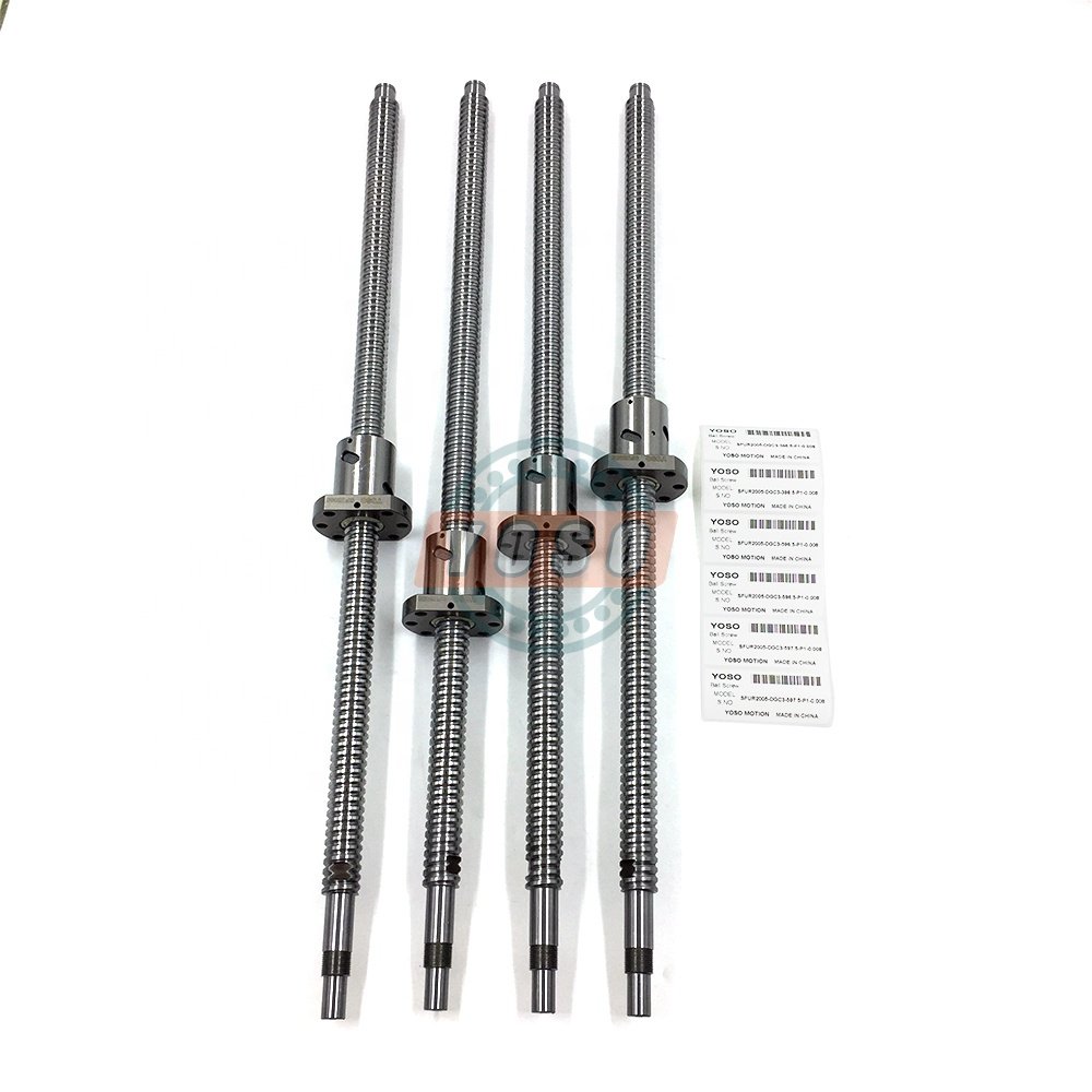 High quality OEM precision screw nut 12mm ball screw 1204 ballscrew sfu for CNC milling machine 300mm
