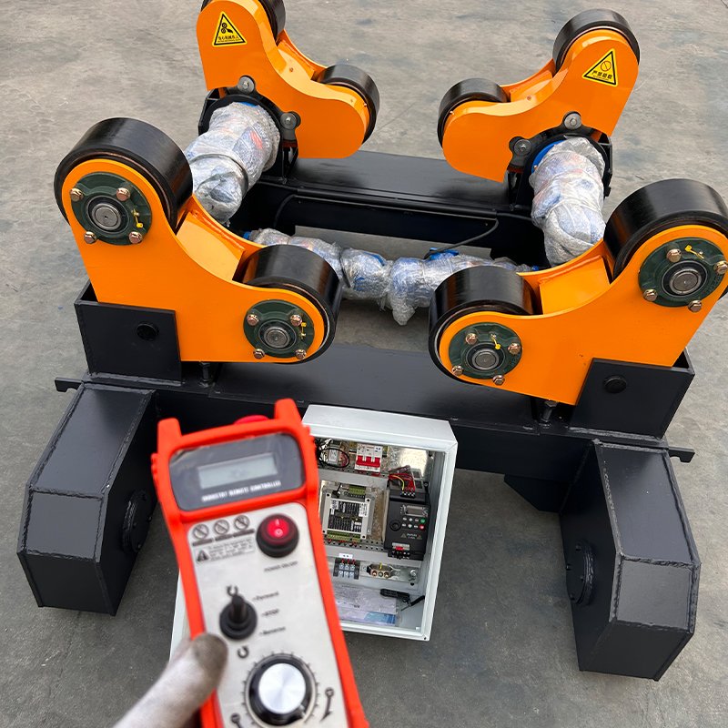High-Quality Welding Turning Rolls - 10 Ton Loading Capacity with Leadscrew