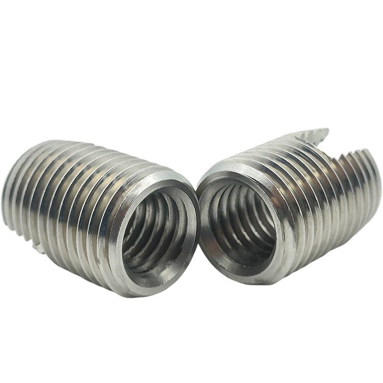 Factory Customization Thread Repair Slotted Self Tapping Threaded Inserts M4 M5 M6 M8 M10 M12 M14 M16 M18 M24
