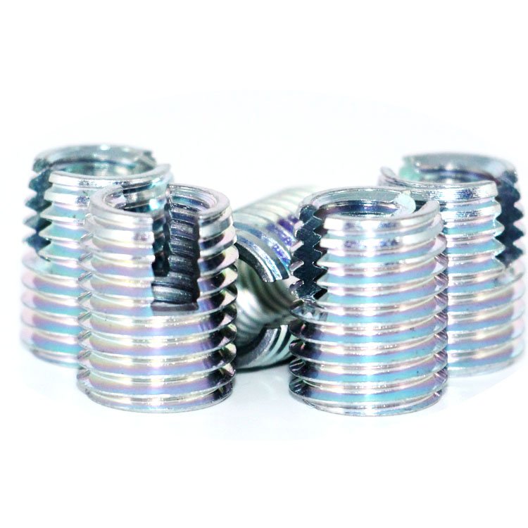 Factory Customization Thread Repair Slotted Self Tapping Threaded Inserts M4 M5 M6 M8 M10 M12 M14 M16 M18 M24