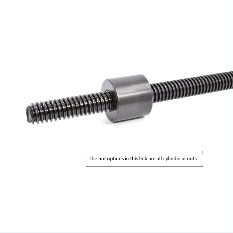 Tr12 16 20 24 25 28 30 32 36 Trapezoid lead screw nut screw 45 steel T-screw