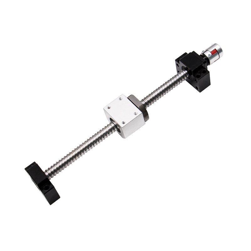 HLTNC SFU2505 Ballscrews Set Rolled Ball Screw C7 With Flange Single Ball Nut End Machined +BK/BF20+Ball Nut Housing+Coupler CNC