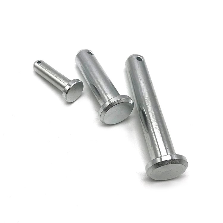 China Wholesale Price CNC 6mm 24mm High Tensile Clevis Lock Pin Hole Adjustable With Head Stainless Steel Clevis Pin