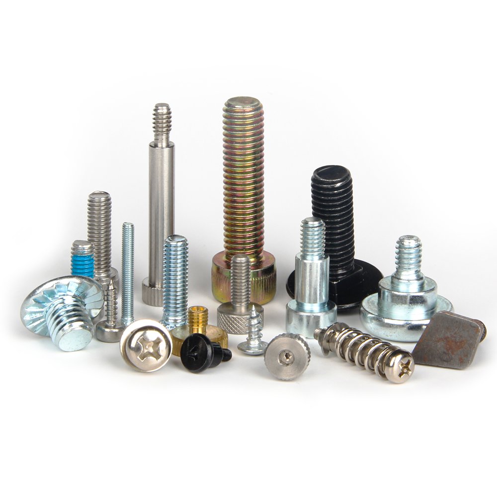 OEM ODM Small Shoulder Thumb Black Pan Flat Hex Hexagon Head Brass Aluminum Metal Stainless Steel Machine Chicago Tapping Screw