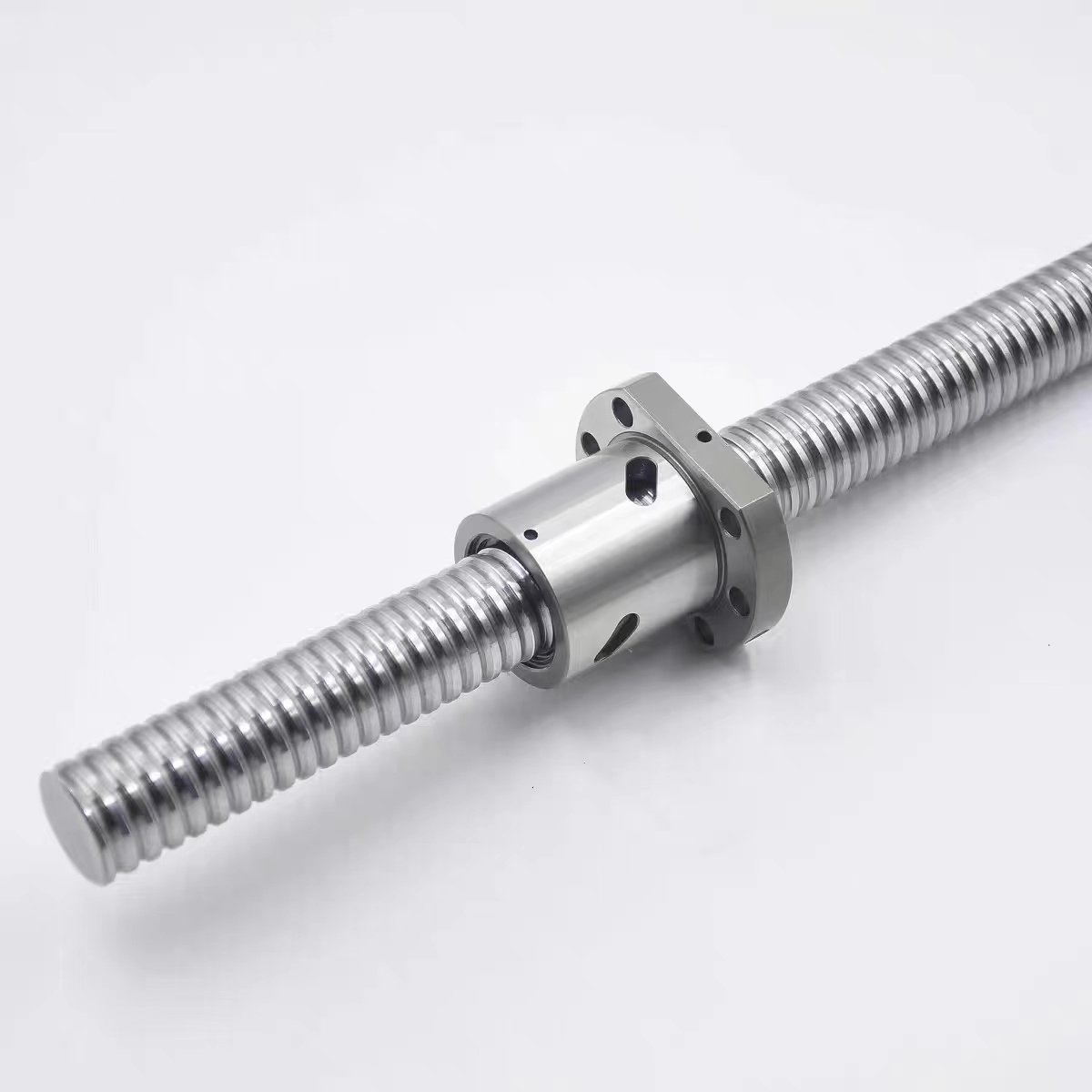Factory Price High Precision Double Ballscrew Nut Custom C3 C5 Quality Germany 3016 Ground Heavy Load Ball Screw Free Steel