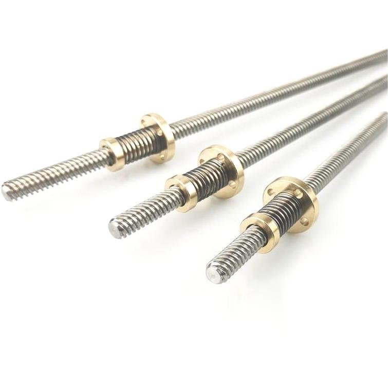 anti-backlash nut 3/8 diameter leadscrew 3/8-16 3/8-10 3/8-19 3/8-8 3/8-5 right hand high precision acme thread lead screw