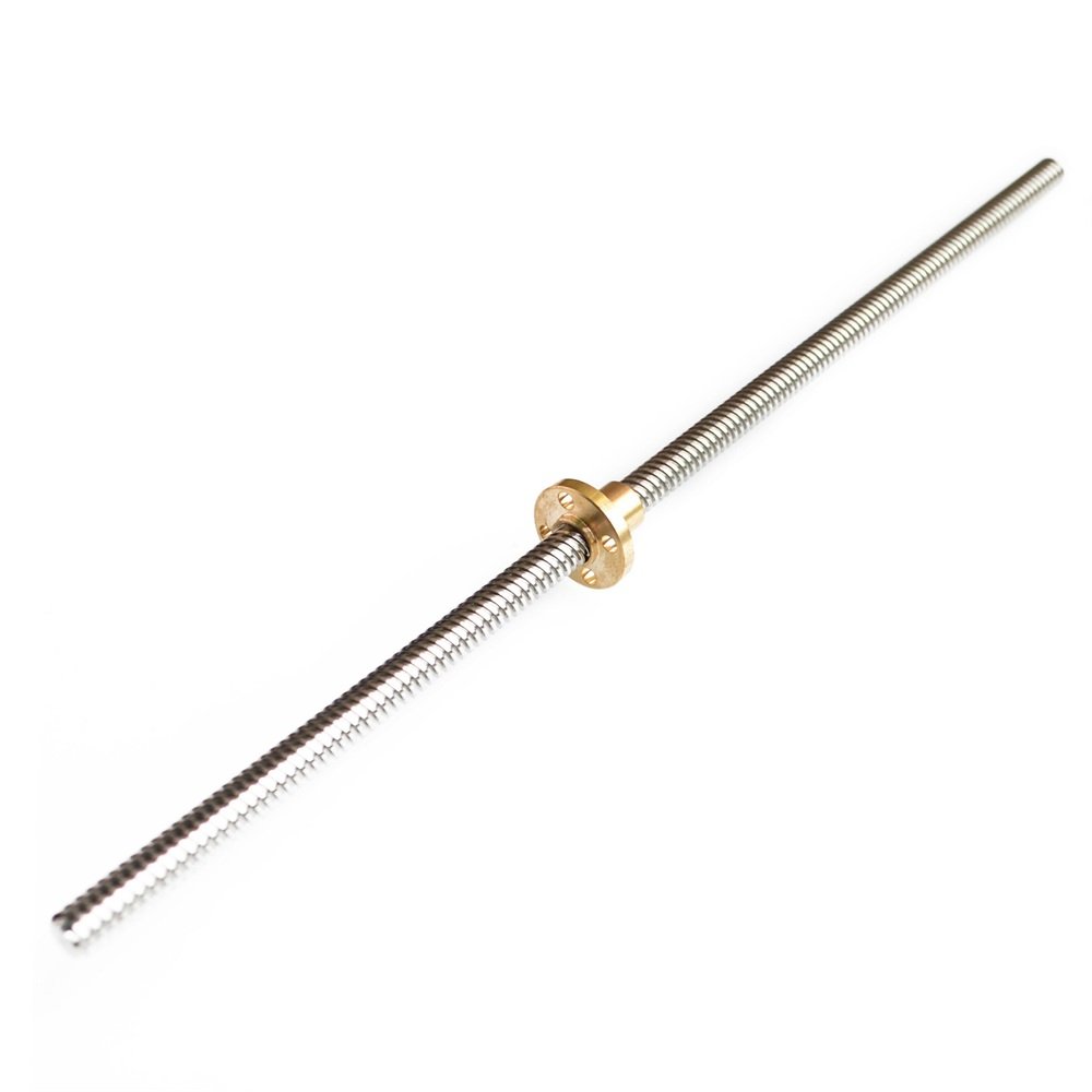 RepRap 3D Printer THSL-300-8D Lead Screw Dia 8MM Thread 8mm Length 300mm with Copper Nut Dropshipping