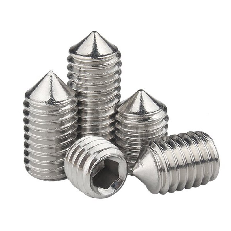 M3-m12 Professional Manufacture Hexagonal Fixing Stainless Steel Slotted Set Screws