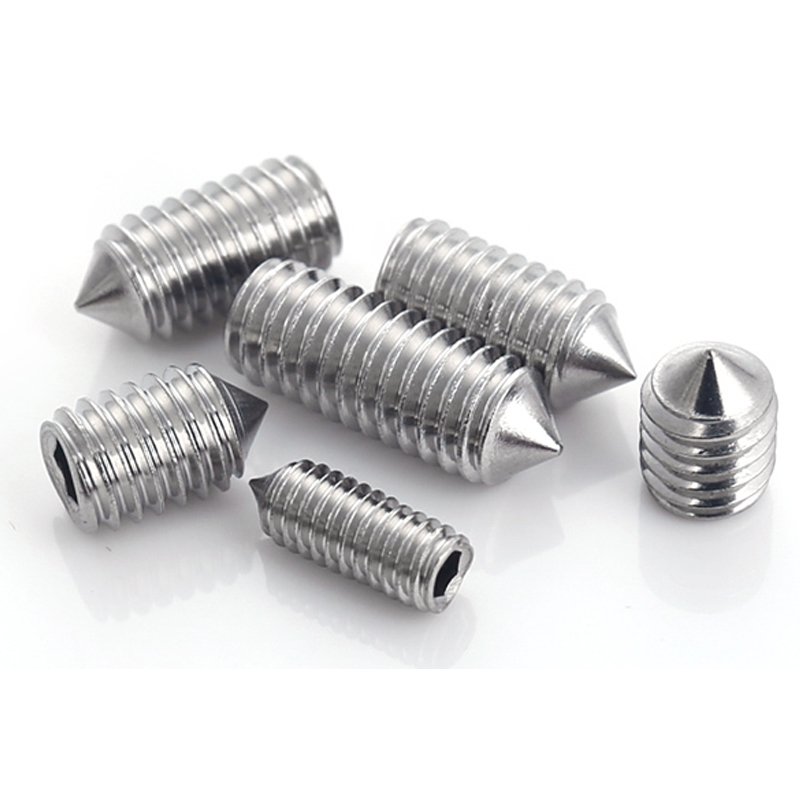 M3-m12 Professional Manufacture Hexagonal Fixing Stainless Steel Slotted Set Screws