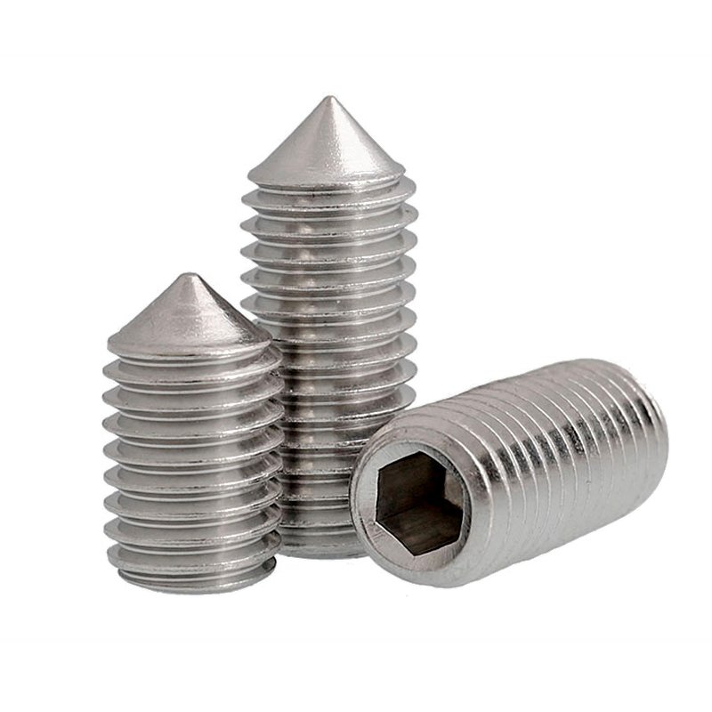 M3-m12 Professional Manufacture Hexagonal Fixing Stainless Steel Slotted Set Screws