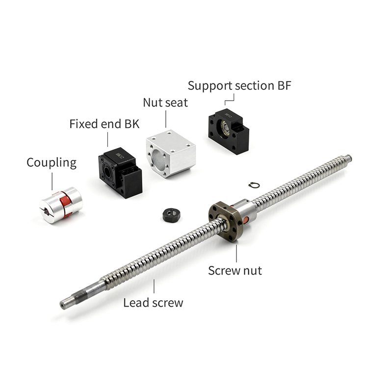 Customized High Precision CNC Machine Assembly Ballscrew Ball Screw Set