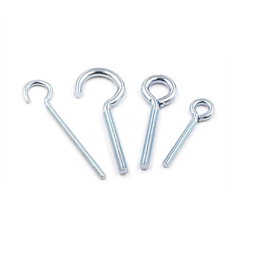 Wholesale Galvanized Swing Hook Eye Bolts Lifting Steel Electric Wood Eye Bolt Wooden Screw Eye Screw Bolts